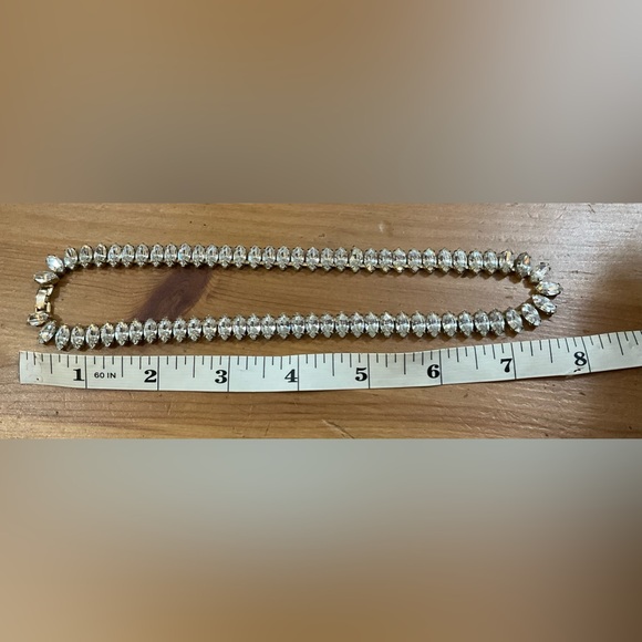 Tennis Necklace sophisticate reign about/approximately 16” tennis necklace w/CZ. - Picture 5 of 8